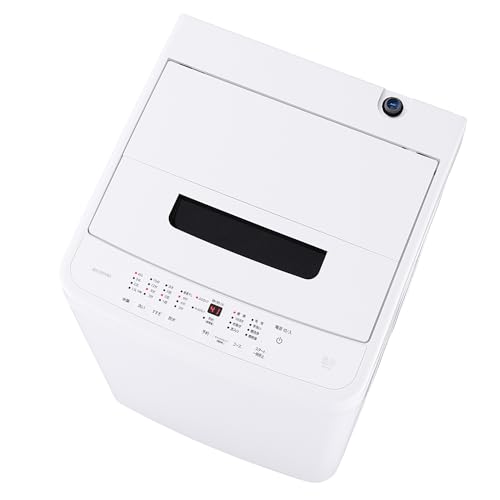 アイリスオーヤマ 洗濯機 6.0kg ホワイト IAW-T606-W ガチ落ち大水流洗浄 部屋干しモード 3