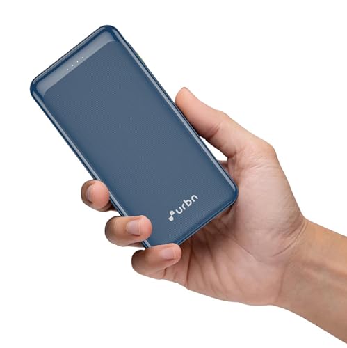 URBN Power Bank 20000mAh Fast Charging | 22.5W Super Fast Power Delivery (PD) Portable Charger | Triple Output | USB Type-C Input & Output | Pass Thro