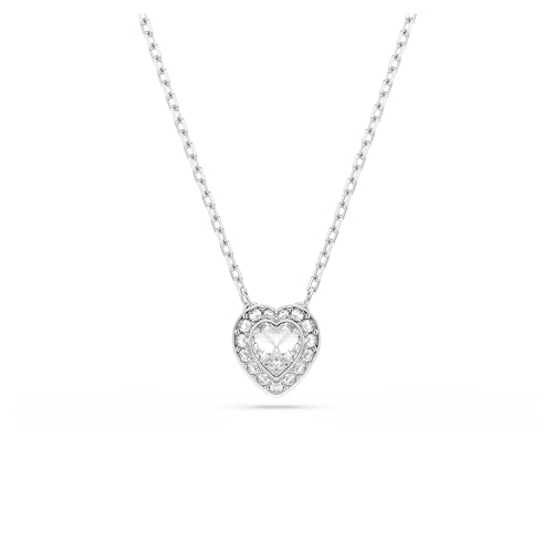 Swarovski Ariana Grande Angelic Crystal Heart Pendant in Rhodium Finish - Part of the Ariana Grande x Capsule Collection