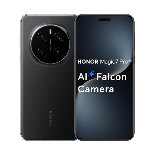 HONOR Magic7 Pro Dual-SIM 512GB ROM + 12GB RAM (GSM Only | No CDMA) Factory Unlocked 5G Smartphone (Black) - International Version