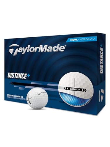 TaylorMade 2025 Golf Distance+ White Golf Balls