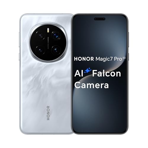 HONOR Magic7 Pro Dual-SIM 512GB ROM + 12GB RAM (GSM Only | No CDMA) Factory Unlocked 5G Smartphone (Lunar Shadow Grey) - International Version
