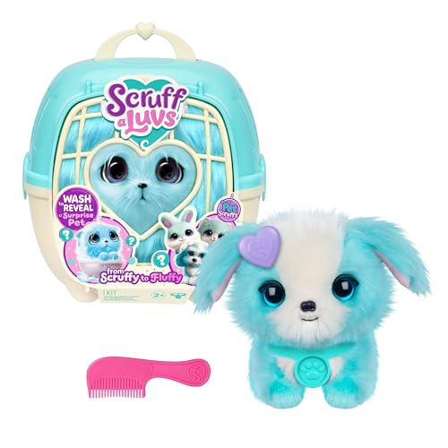 🔥 STARKER PREIS (-56%) ScruffaLuvs Haustier-Scruff in Blau, Überraschungsplüsch, 19 cm