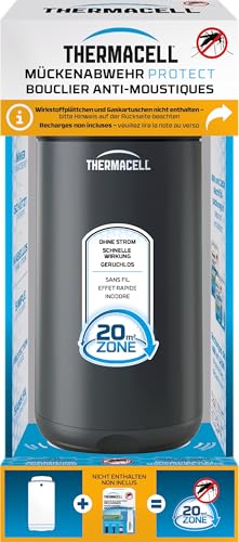 (-26%) Thermacell Mückenabwehr Protect Basisgerät ohne Wirkstoffplättchen, innovatives Mückenschutz Standgerät in modernem Design, für Garten, Terrasse und Camping, Graphit