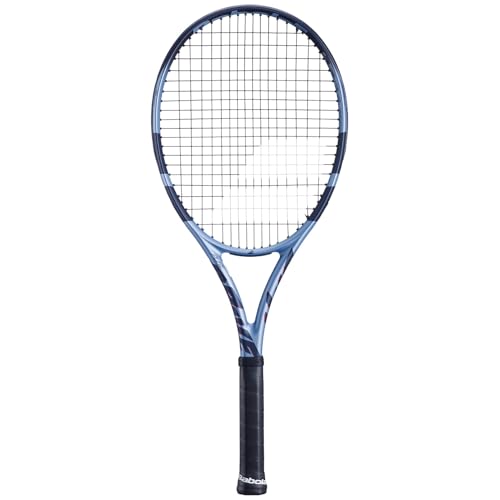 Babolat Pure Drive 11th Gen Tennis Racquet (4 1/4" Grip) Strung with White Syn Gut at Mid-Range Tension