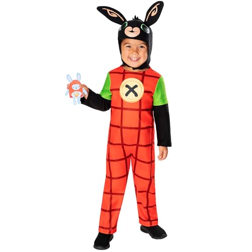 Rubies Official Bing Deluxe Child Costume, Kids Fancy Dress, Size Ages 12-24 months Halloween