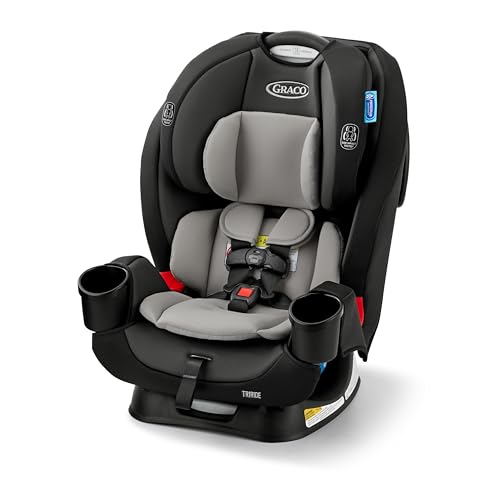 Graco TriRide 3-in-1 Convertible Car Seat - Highback Booster, Forward & Rear Facing Modes, Suitable from Newborn to P...