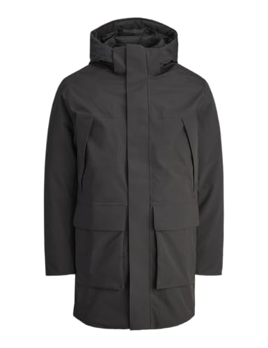 (-41%) JACK & JONES Herren Jprccmoon Parka Sn, Black, m