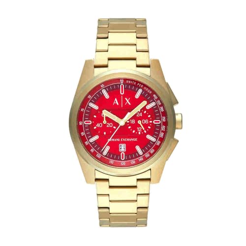 ⚡ BLITZDEAL (-53%) Armani Exchange Herrenuhr, Quarz-Chronographenwerk und 42 mm Gehäusegröße mit Edelstahlarmband