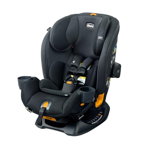 Chicco OneFit LX ClearTex All-in-One Car Seat with LeverLock Installation, Slim Design, Convertible Car Seat, Seat fo...