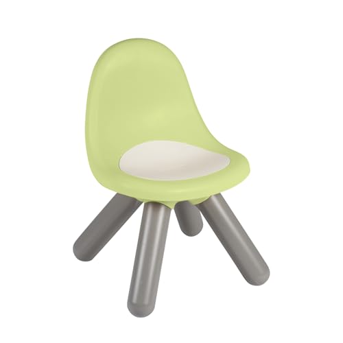 Smoby Life - Kid Green Chair - Indoor and Outdoor Use - Anti-UV Treated - Recycled Material - From 18 Months - Made in France