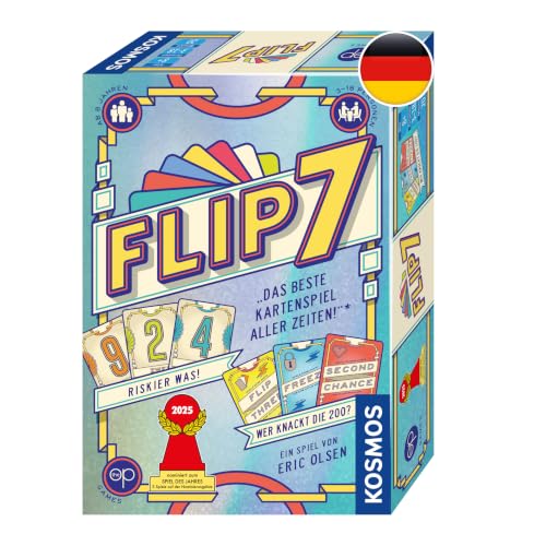 (-33%) Kosmos Flip 7, Kartenspiel mit schnellem und einfachen Black Jack Prinzip