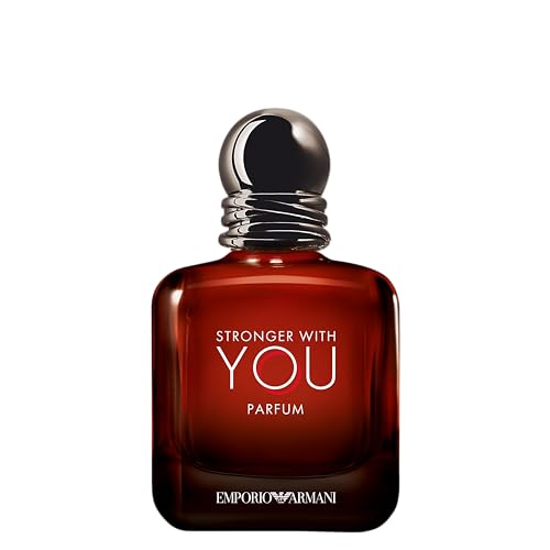 Armani beauty - Stronger With You - Parfum - Cologne for Men - Woody & Ambery Fragrance - Rum, Bergamot, Lavendar, Cedarwood, and Vanilla Notes - 1.7 Fl Oz
