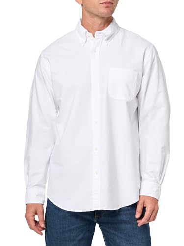 Brooks Brothers Men's Friday Oxford Shirt, Solidwhite