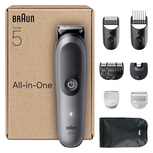 (-27%) Braun Multigroom All-in-One Series 5, 9-in-1 Trimmer-Set 5, AIO5545, Grau