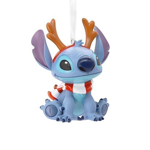 Hallmark Disney Stitch Reindeer Stitch Christmas Ornament, Gifts for Disney Fans