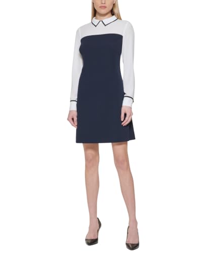 Tommy Hilfiger Women's Dresses Shift Dress, Sky Captain, 14