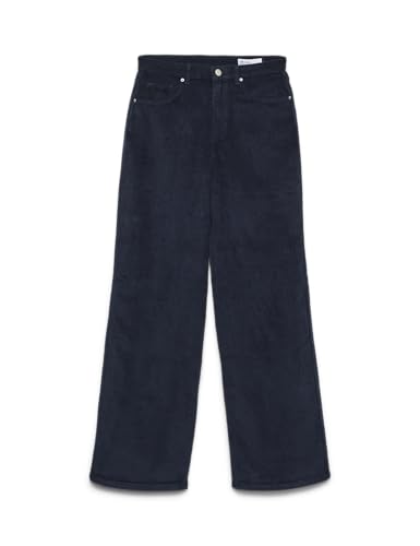 (-54%) VERO MODA Female Hose mit weitem Beinschnitt VMTESSA Hohe Taille Weit geschnitten CordJeans