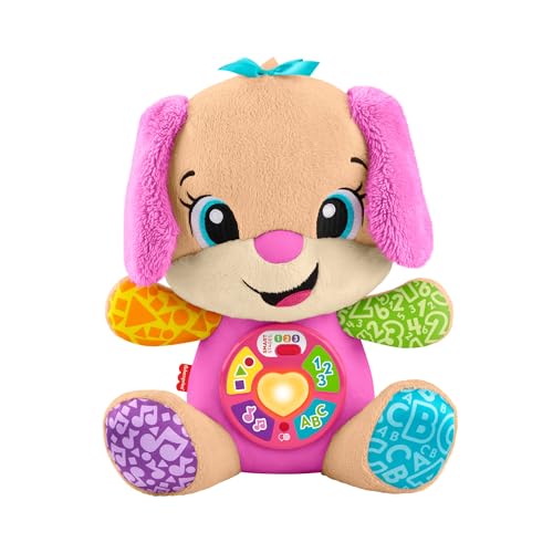 Irmã do Cachorrinho Aprende Comigo Brinquedo Bebê Fisher-Price Mattel. Ensina com luzes, músicas e frases educativas. Id...