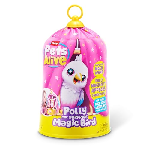 Pets Alive Polly The Magic Bird by ZURU, Robotic Toy Pet Bird