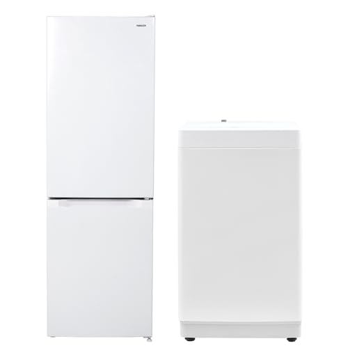 [山善] 冷蔵庫 150L & 洗濯機 6kg 家電セット セット 家電セット コンパクト ホワイト 4