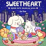 Sweetheart: Coloring Book for Adults & Teens Featuring Adorable Animals Valentines