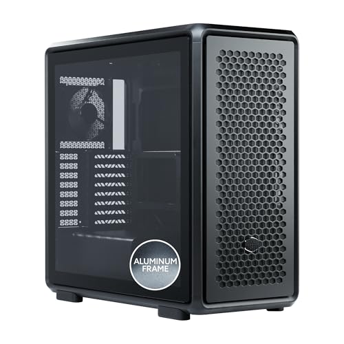 Cooler Master Masterframe 600 Black Case | Freeform 2.0 Modular Platform ATX Mid-Tower Case | Support Upto RTX 5090 | 420mm AIO Support | Type C Conne