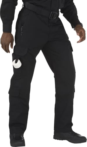5.11 Tactical Men's Taclite EMS Pants, Regular Fit, 19 Pockets, Style 74363, Black (New), 38W x 32L