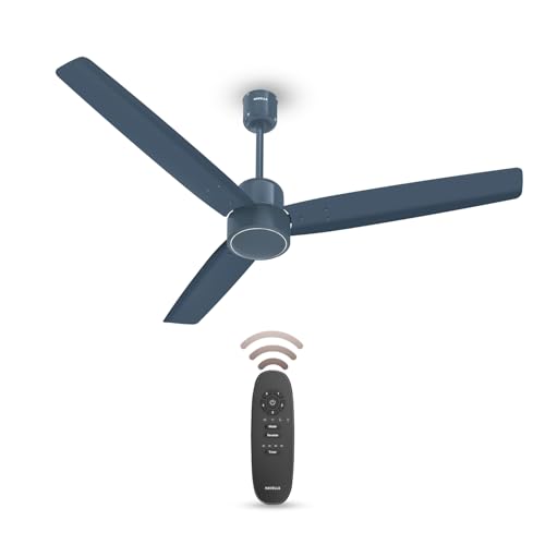 Havells FAB BLDC Ceiling Fan 1200 mm, 380 RPM, Savings upto 65%, Reverse Rotation, 4 Modes (Boost, Sleep, Breeze, Mop), Low Wattage 30 W, Low Noise, A
