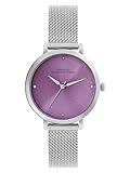 French Connection Purple Dial Color Watch for Women