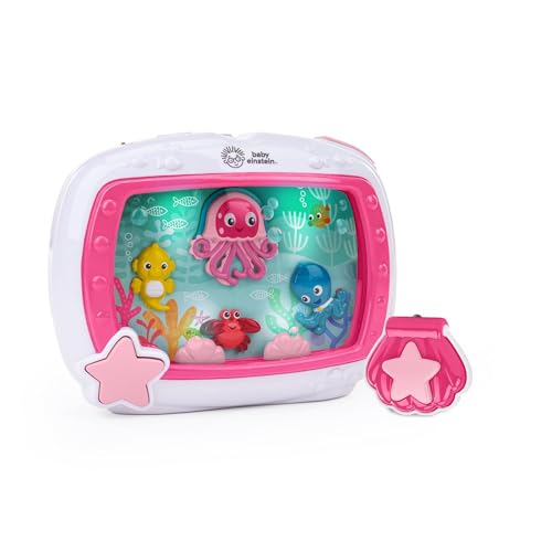 Baby Einstein Sea Dreams Soother Musical Crib Toy and Sound Machine, Pink, Newborn and upMewaii White Noise Sound Machi