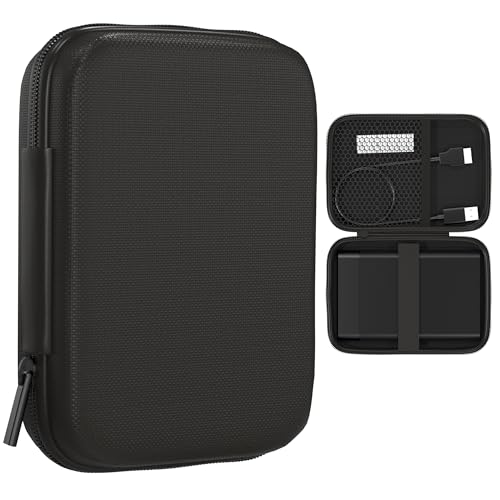 Sounce Hard Drive Disk Enclosure Portable Carrying Case Cover Pouch Casing for 2.5-Inch EVA Carry Pouch Compatible with Hard Drive,Passport,Toshiba Ea