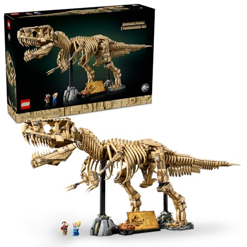 LEGO Jurassic World Dinosaur Fossils: Tyrannosaurus Rex - Building Set for Adults, Ages 18+ - Gift for Christmas - Collectible Home Decor for Bedroom, Office, or Any Room - 76968