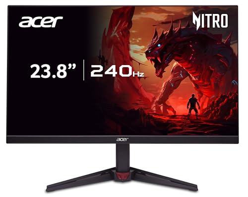 (-21%) Acer Nitro VG240Y W3 Gaming Monitor 23.8 Zoll (60 cm Bildschirm) Full HD, IPS, 240Hz, 1ms (VRB), DP 1.4, 2xHDMI 2.0, FreeSync Premium