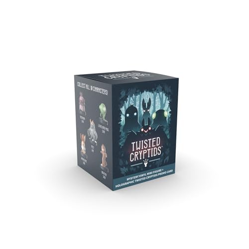 Unstable Games Twisted Cryptids Vinyl Mini Figure Blind Box - Includes a Playable Promo Card - Cute Adorable Figure Mystery Box