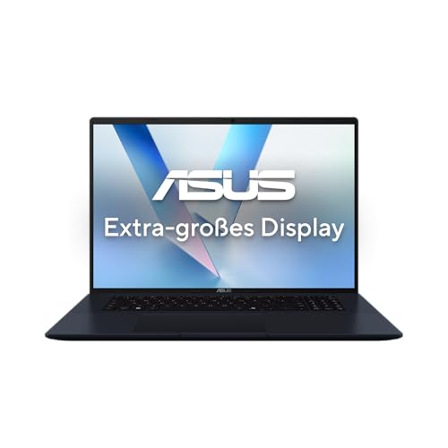 (-14%) ASUS Vivobook 18 M1807HA Laptop | 18" WUXGA 16:10 IPS Display | AMD Ryzen 7 260 | 16GB RAM | 1TB SSD | AMD Radeon 780M | Win11 Home | QWERTZ | Quiet Blue (AC Adapter Sold Separately)