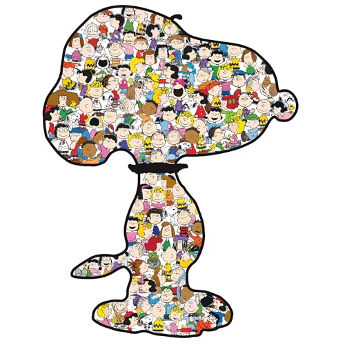 RoseArt - Peanuts - World's Largest Snoopy - 1600 Piece Shaped Puzzle for Adults
