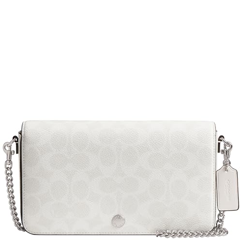 Coach Mila Crossbody Bag in Signature Canvas, LH/White Chalk