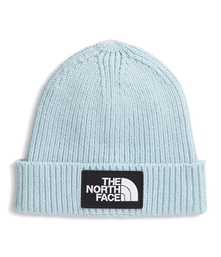 THE NORTH FACE Baby Logo Box Beanie, Polar Haze, 0-12 Months