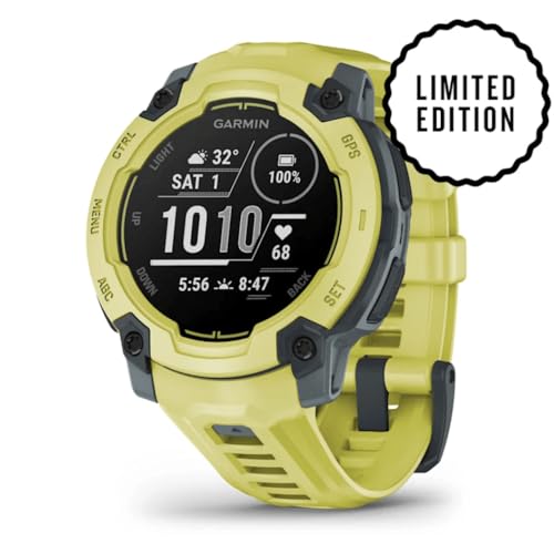 (-32%) Garmin Instinct E 45mm – GPS-Multisport-Smartwatch, 0,9" Display, bis zu 16 Tage Akkulaufzeit, 60+ Sport-Apps, Coach, Multi-Satellitenempfang, Notifications