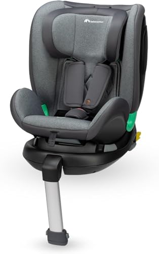 Bebeconfort EvolveFix Plus i-Size, 360 Swivel Car Seat, 0–12 Years, 40–150cm, ISOFIX Car Seat Group 0+/1/2/3, Rear Facing, 4 Recline Positions, Side Impact Protection, Support Leg, Tinted Graphite