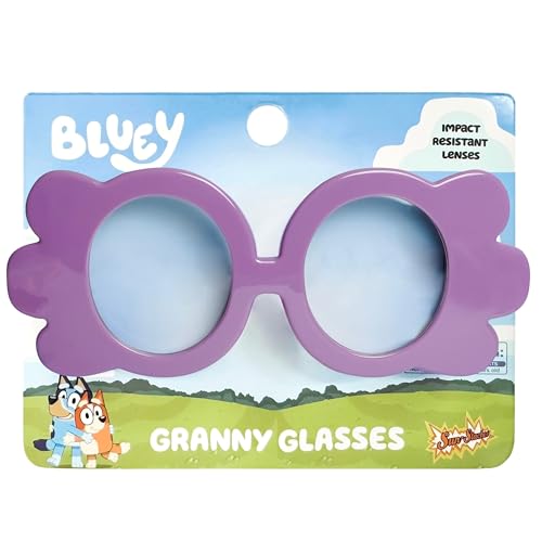 Sun-Staches Official BLUEY Granny Glasses | Costume Accessory | One Size Fits Most