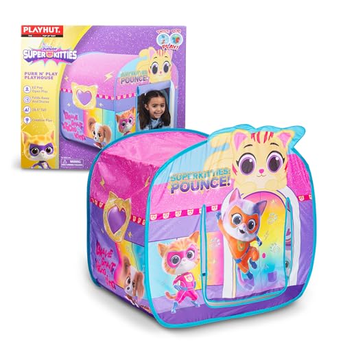 Playhut Super Kitties Purr N' Play Playhouse