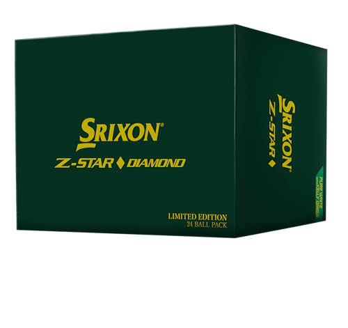 Srixon Z-Star Diamond Golf Balls, Diamond 3 Major (24 Pack), White