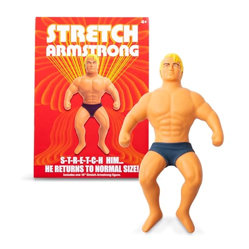 STRETCH ARMSTRONG - Squishy, Stretchy, Fidget Toy, Gooey Filling, Stress Relief, Sensory Play, Classic Stretch
