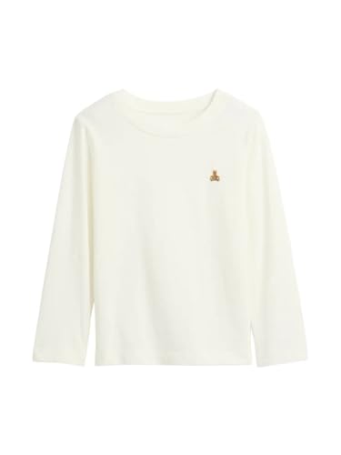 GAP Baby Boys Long Sleeve Knit Top New Off White 4YRS