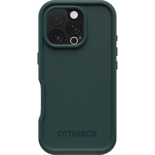 OtterBox iPhone 16 Pro FRĒ Series Waterproof Case with MagSafe (Designed by LifeProof) - Sagebrush Green, Waterproof, 60% Recycled Plastic, Sleek and Stylish