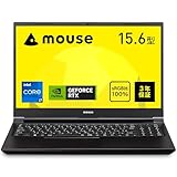 人気急上昇の商品4 - mouse 【3年保証】 ノートパソコン mouse K5 (Core i7-12700H RTX 2050 32GB メモリ 1TB SSD 15.