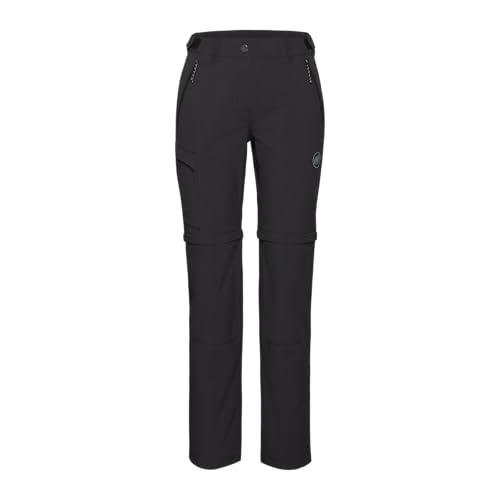 🔥 STARKER PREIS (-53%) Mammut Runbold IV Zip Off Pants Women | Wanderhose für Damen, Outdoor Bekleidung, Für Hiking und Trekking | Schwarz, 34