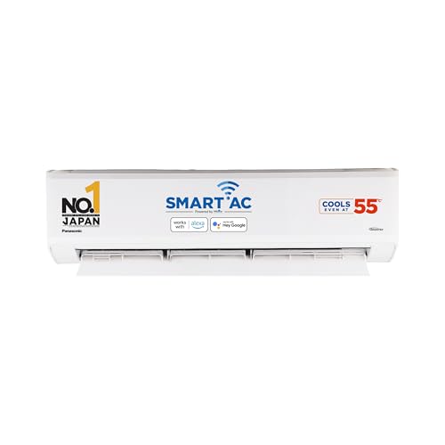 Panasonic 1.5 Ton 5 Star Premium Wi-Fi Inverter Smart Split AC (Matter Enabled, Higher Airflow, Copper Condenser, 7in1 Convertible, True AI, 4-Way, PM